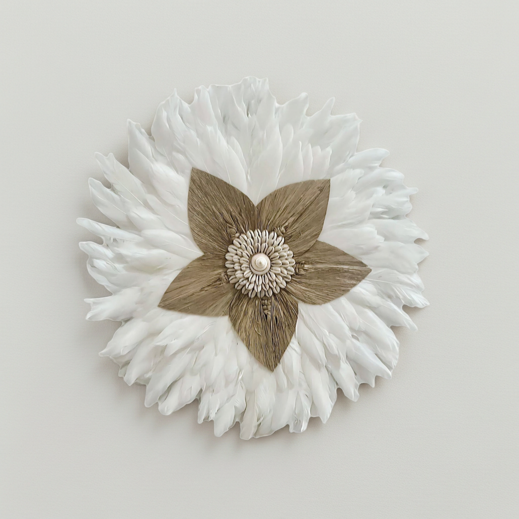 WILLOW : Feather and Shell Wall Decor, Juju