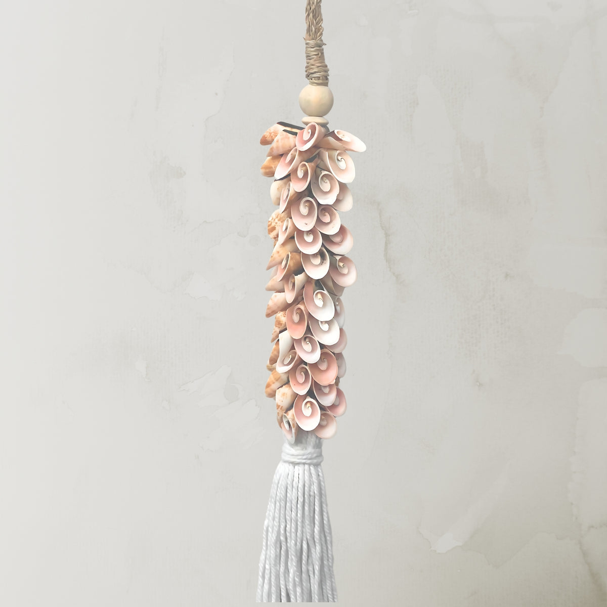 Coral Kiss Wall Decor, Coastal Decor, Tassel, Homewares, Wall Art, Hanging Detail