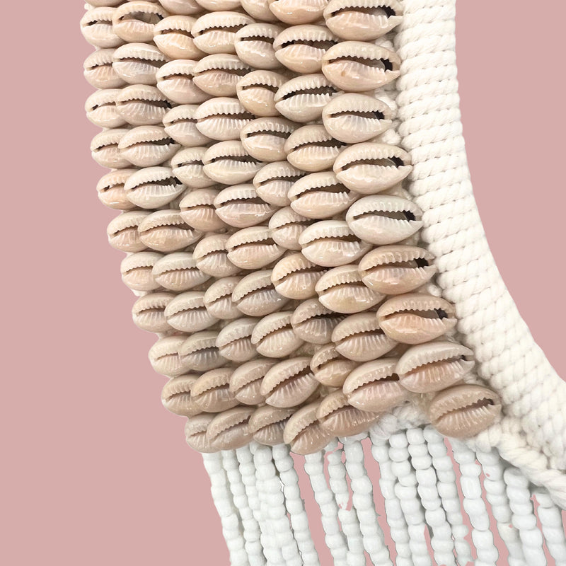 ELLI MAY : Cowrie Shell and Bead Wall Decor