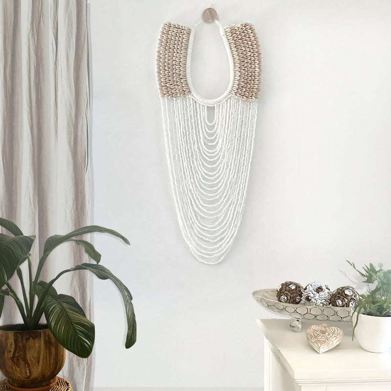 ELLI MAY : Cowrie Shell and Bead Wall Decor