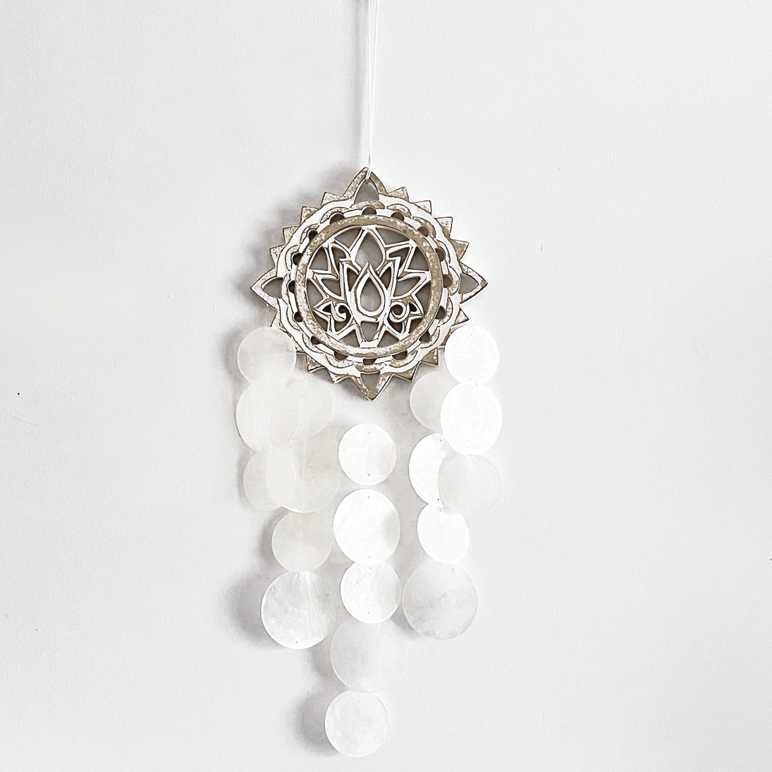 LOTUS CAPIZ MANDELA — Mobile / Wall Hanging