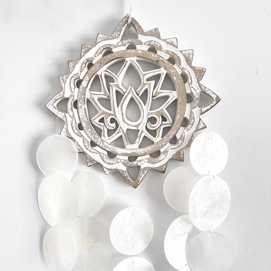 LOTUS CAPIZ MANDELA — Mobile / Wall Hanging