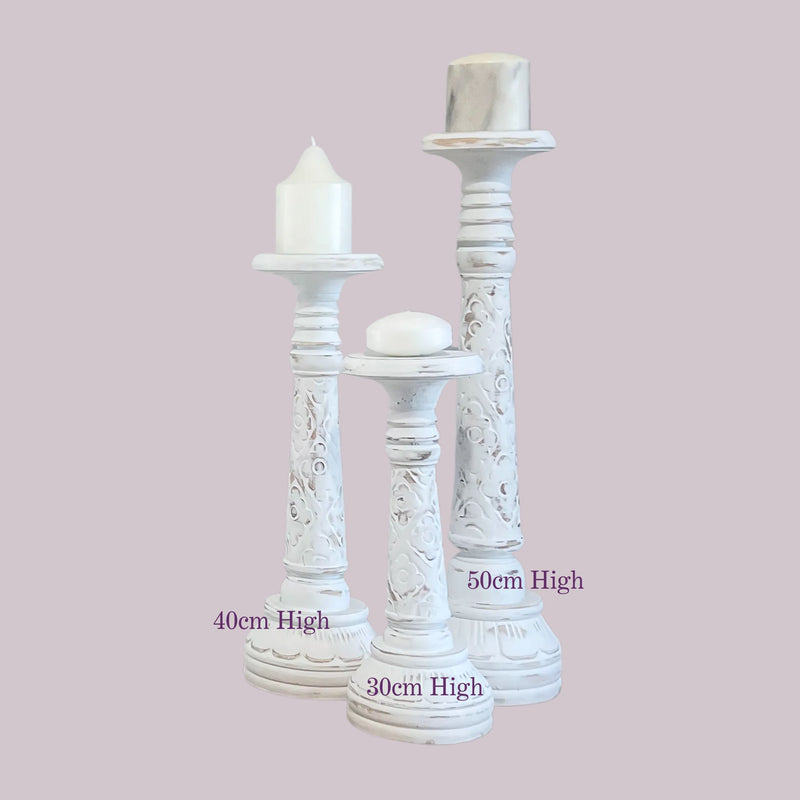 SUNSET TIDE CANDLE HOLDERS - Set of 3