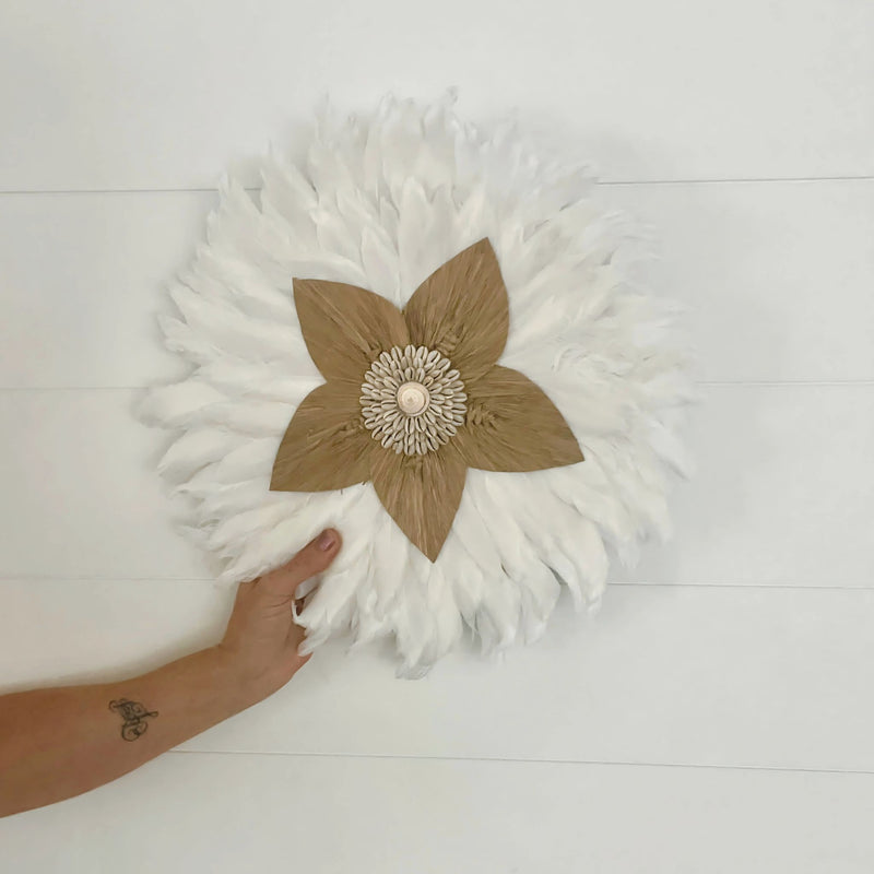 WILLOW : Feather and Shell Wall Decor, Juju